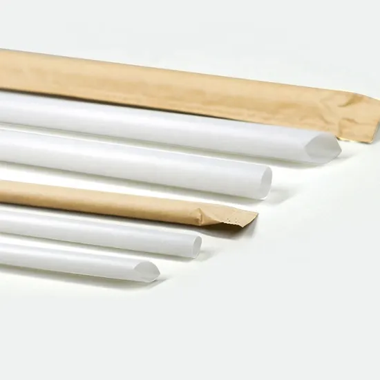 Biodegradable Colored Disposable PLA Eco Plastic Straw Compostable Drinking Straws