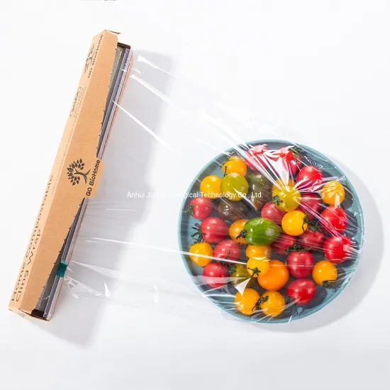 30cm*30m Home Compostable Perforated Cling Film Fresh Wrap