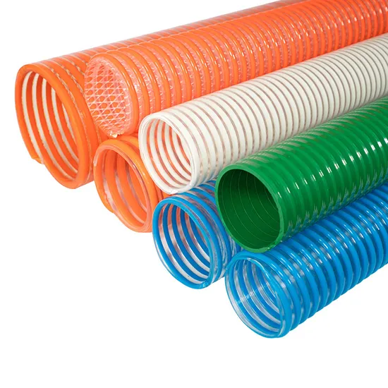 Helix Transfer Water Suction & Delivery Hose Corrugated Food Grade PVC Reinforced Spiral Suction Hose