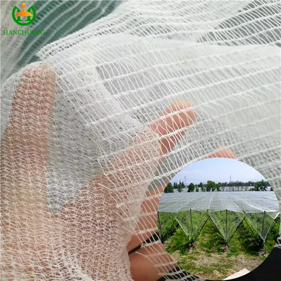100% PE Plastic Anti-Hail/Insect/Bird Shade Net for Greenhouse/Garden/Agriculture/Plants/Gardens/Orchards