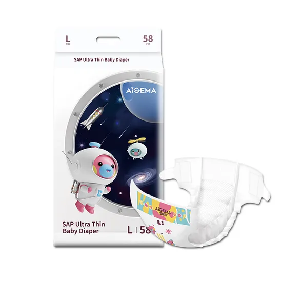 Disposable Premium Baby Diaper Ultra-Thin Core Pamper