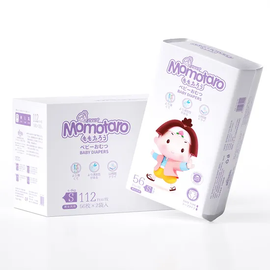 Free Sample High Quality Super Absorbent Breathable Infant Swaddlers Diapers Baby Nappies Disposable Baby Diaper in Bales