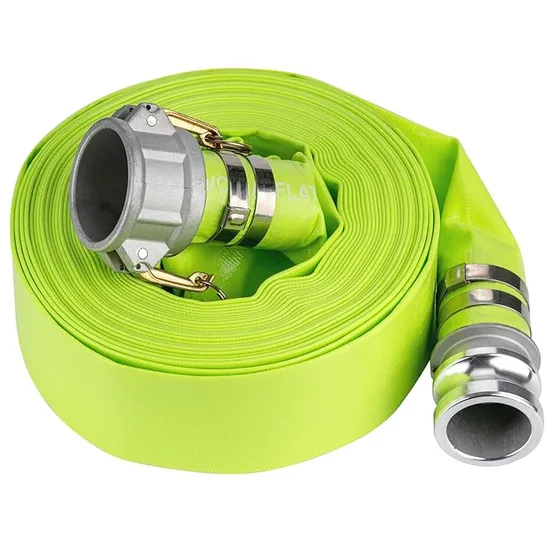 Layflat Water Discharge Hose Sunny Hose Pump Hose 3′′ PVC Layflat Hose for Agriculture Irrigation