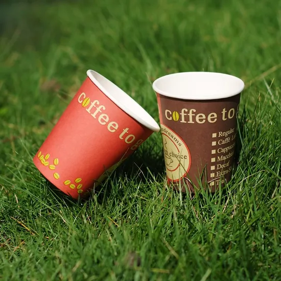Vaso De Papel 2.5oz/3oz/4oz/6oz/7oz/8oz/8boz/9oz/10oz/12oz/16oz Disposable Hot Drink Paper Cup