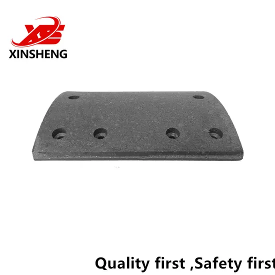 Wva19064 Heavy Duty Spare Parts Non Asbestos Free Metallic Brake Drum Shoe Brake Lining Rear Axle