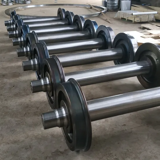 Train Parts Forged Wheel Steel Wheel with Customized Design