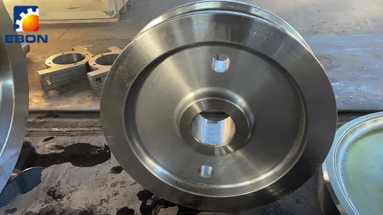 Heavy Mining Part Steel Large Railway Wheels Gantry Crane Locomotive Wheel