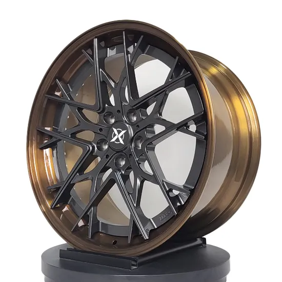 Hot Wheel Champagne and Lead Grey Wheel Rim Forged Car Accessories 10-Year Warranty Car Rim