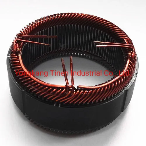 Hairpin Stator Od128.5mm, 12V, 130A-160A, 2points Connetion