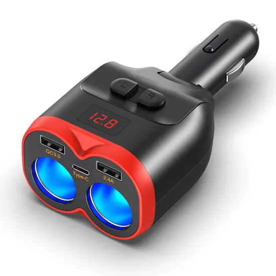 5% off Pd30W Two Car Charger One Point Two Cigarette Lighter Dual USB Fast Charge QC3.0 Truck General