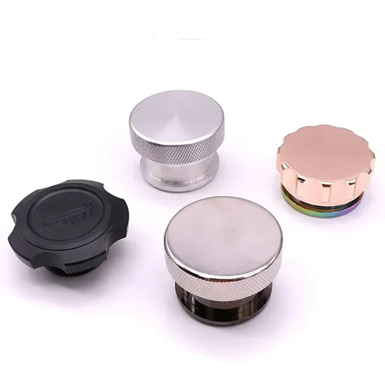 Custom Metal Cap CNC Machined Aluminum Fuel Tank Cover for ATV Motorcycle Parts