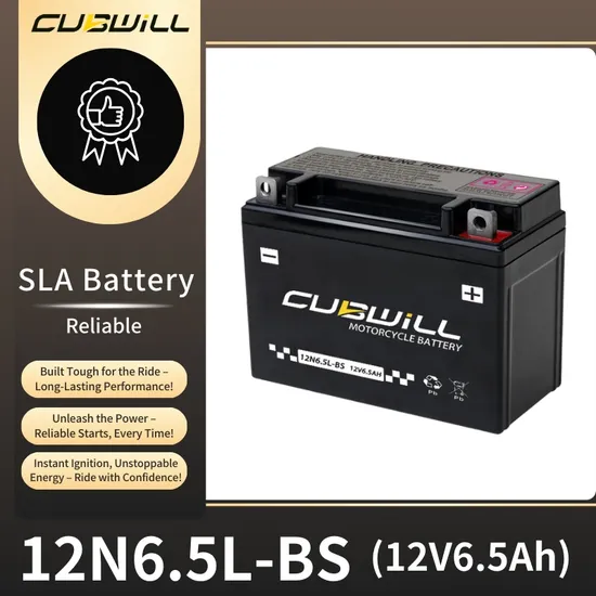 12n6.5L-BS 12V6.5ah Sealed AGM Motorcycle Battery Maintenance Free Starting Battery for Cg125