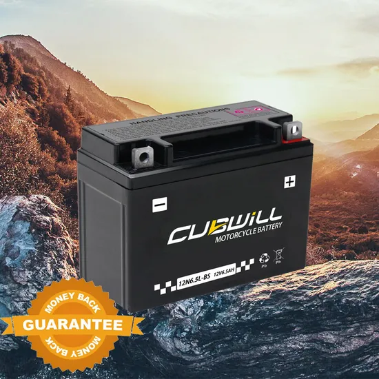 Genuine Part Cubwill 12n6.5L-BS Lead Acid Motorcycle Battery 6.5A Motorcycle Generator Battery