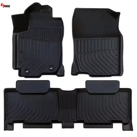 Custom TPE Car Floor Mat Encircling and Waterproof Customized Floor Mat Easy-Clean TPE Floor Mats for Toyota