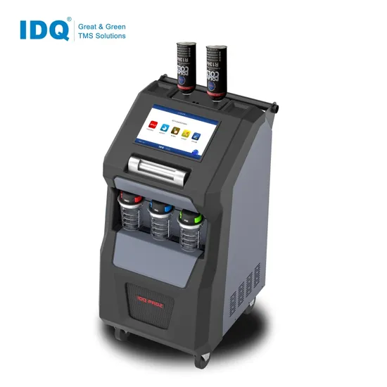 IDQ -PRO Automotive AC Recovery Equipment Vehicle A/C Dual Gas Refrigerant Recycling System for Auto Repair Shops Refrigerant Recovery Machine