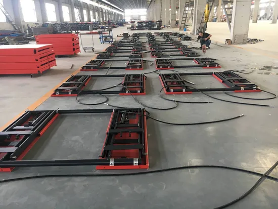 Ultra-Thin Scissor Car Lift with CE 3500kg Above Ground Scissor Car Lifter Hydraulic Lifting Table Scissor Car Lift
