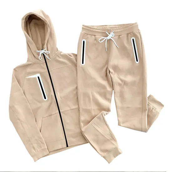 Oversized Sports Heavyweight Street Men Casual Clothes Hoodie Set Cotton Sweatpants and Hoodie Set Custom Tracksuit