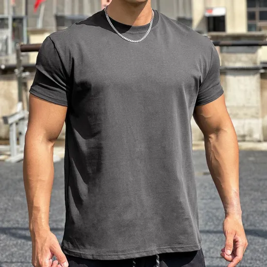 T0001 Casual Wear Clothing 10 Colors S/M/L/XL/2XL/3XL/4XL Men Sport Cotton T-Shirt