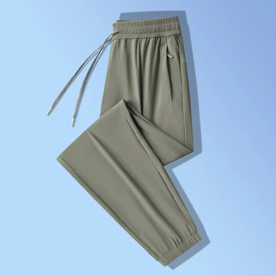 Men′s Summer Mesh Loose Type Air Conditioning Large Size Quick Dry Pants