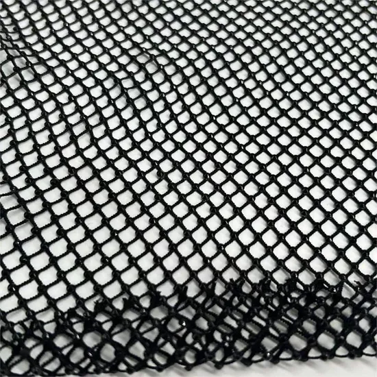 Yigao Textile Dress Fabric Beading Mesh Fabric