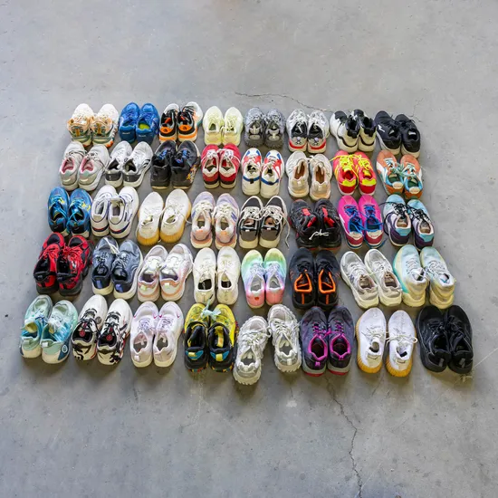 Factory Wholesale Fast Delivery Cheap Used Shoes Children Brand Shoes Southamerica Second-Hand Shoes for Export