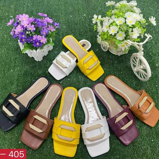 2024 New Style Fashion Round and Square Toes Women′s Slipper