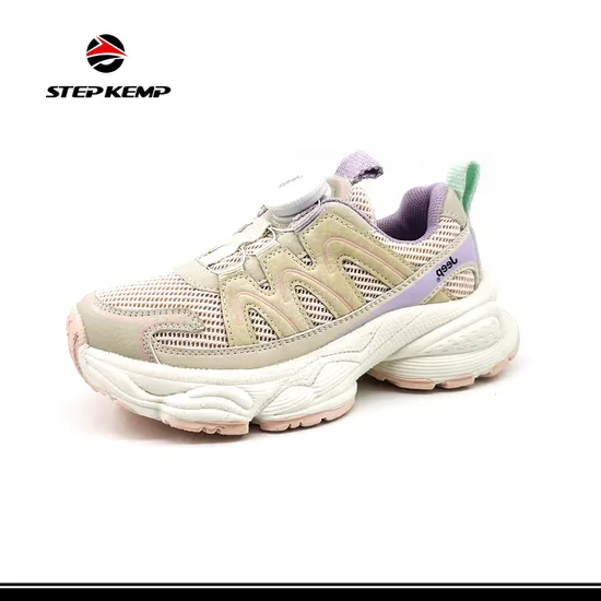 Children Girls Fashion Outdoor Sports Fabric Breathable Running Shoes Ex-24r2422