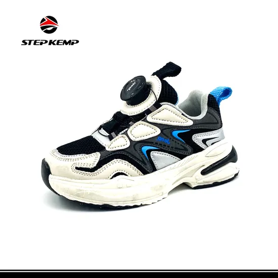 Kids Lightweight Athletic Running Shoes Breathable Knit School Sports Shoes Ex-24r2315