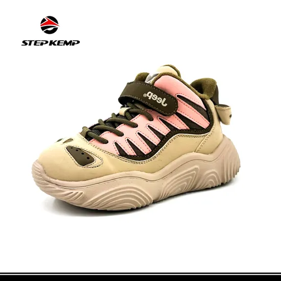 New Design Kids Safety PU Shoes Casual Hiking Sports Boots Ex-24h8163