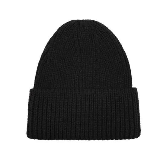 High Quality Plain Dyed Custom Beanie Hat Custom Logo Cap