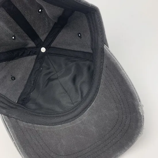 Adult Cotton Washed Fashion Baseball Cap with 3D Emb