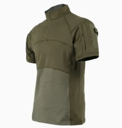 Wholesale Short Sleeve Quick Dry Shirt Frog Tactical Outdoor T-Shirt Combat Polo Shirt