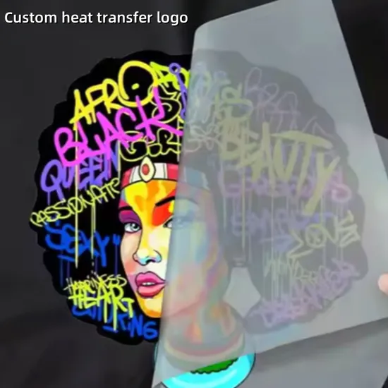 Factory Hot Sale Plastisol Printing Dtf Ready to Press Heat Transfer Sticker Labels
