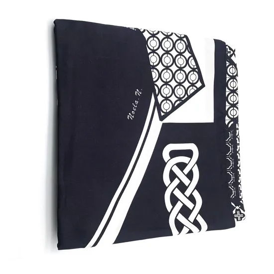 Business Style Comfortable Customizable Silk Scarf for Hair for Decoration