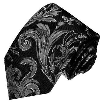 Men′s Fashion Siliver Colour Design Woven Silk Neckties