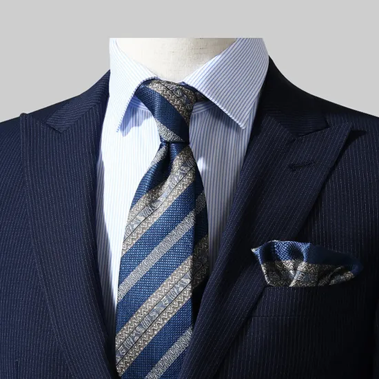 Top Quality Custom Fashion Cravate 100% Silk Neckties Woven Men Silk Ties Set