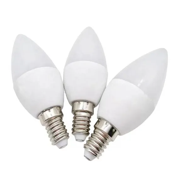 PC Material High Lighting LED Bulb Light C37 Candle Light