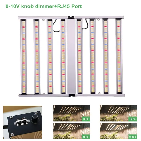 Factory Wholesale Best 281b 301b 301h LED Full Spectrum Greenhouse Foldable Plant Lamp Agriculture Dimmable 600W 800W 8 Bar LED Grow Light