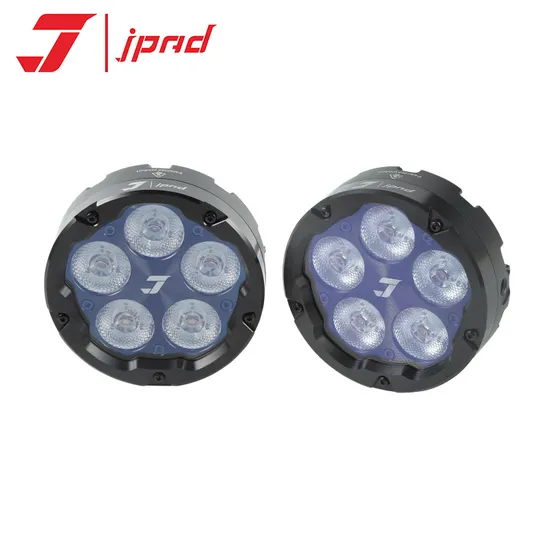 150W Aluminum High Bright Motorcycle LED Spotlight Waterproof White Light J5BS Horn Flash Headlight