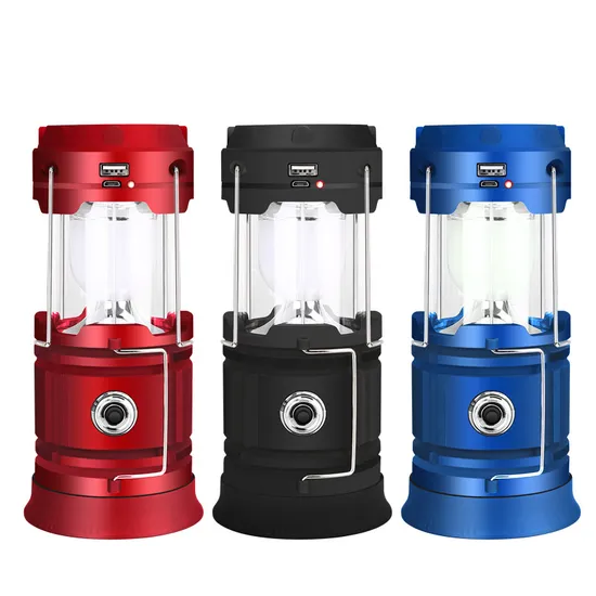 Waterproof LED Lantern Battery Powered, Super Bright, LED Outdoor Solar Camping Lights for Emergency