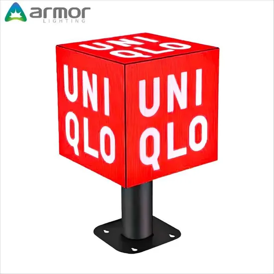 Indoor Outdoor LED Cube Screen Magic Box Display Video Advertising Logo Sign