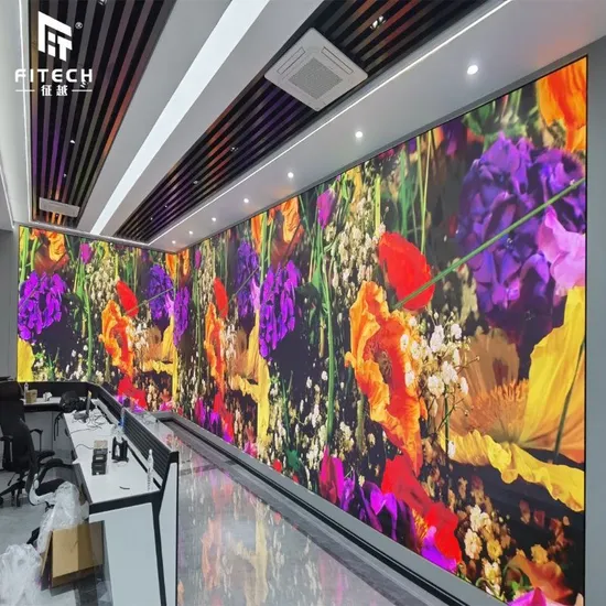 Indoor Display Flip COB Pixel Pitch 0.7/0.9/1.25mm Small-Pitch Splintered LED Screen Terminal