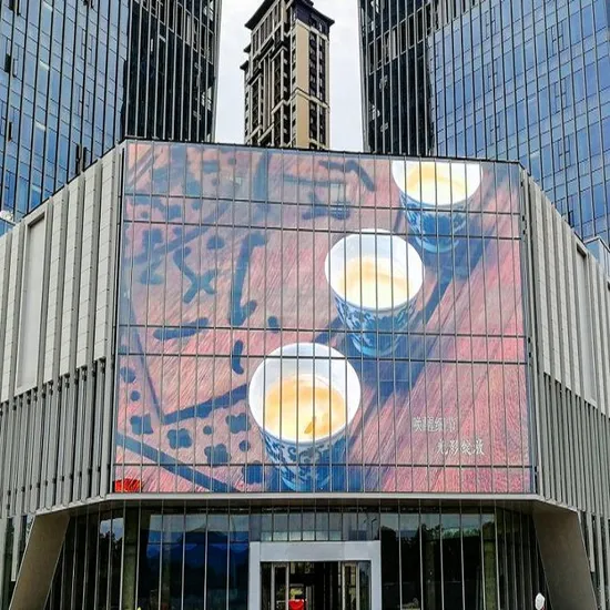 Factory Price Full Color Transparent LED Display for Glass Window Wall