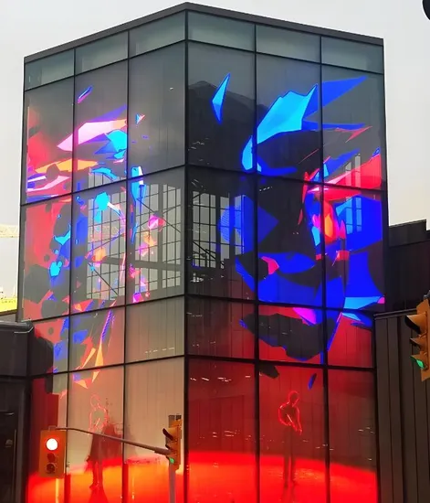 Factory Direct High Resolution 3840Hz Transparent LED Screen See Through LED Display