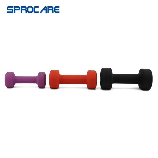Coated Dumbbell Hand Weight Set Cast Iron with PVC Coating