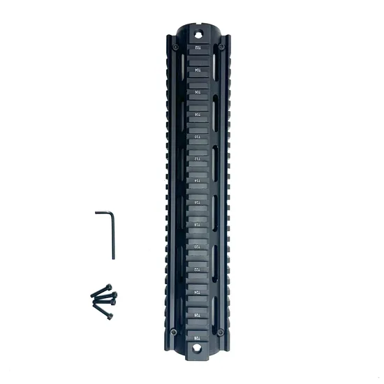 Good Service 12 Inch Black Aluminum Metal Tactical Matte Alloy CNC Motorcycle Handguard