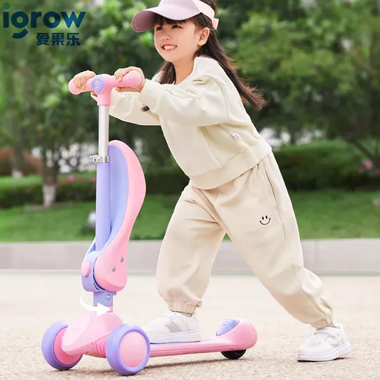 Is79-B-B2 Igrow Sports Bike Children Scooter Pink Blue Baby Gift