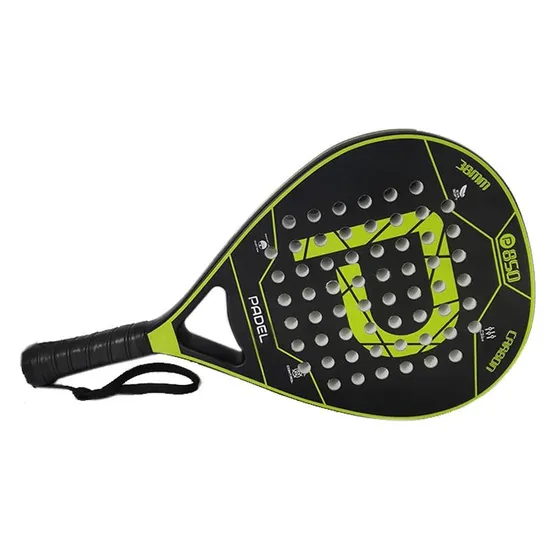 2024 Yiwu Factory Carbon Fiber Fabric Padel Racket for Padel Professional Competition and Training