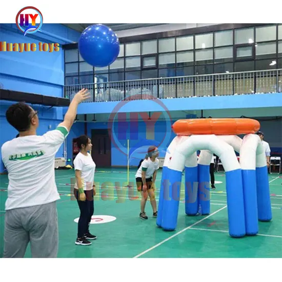 2*1.5m China Factory Price Durable Basketball Hoop Portable Inflatable Basketball Shoot Game