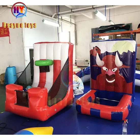 Huayue Factory Customized Inflatable Game Indoor Outdoor Basketball Shooting Game